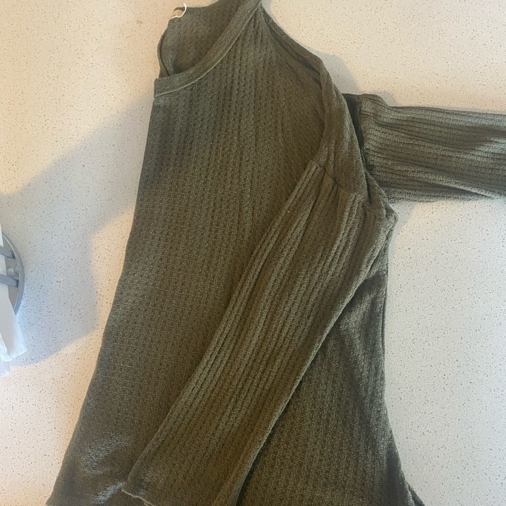 Liberty Love shoulder-less sweater